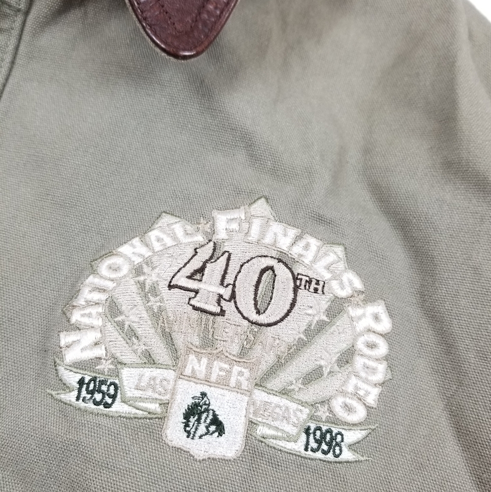 VTG 90's 00's Rodeo Rugged Canvas Workwear Jacket - Picture 7 of 9